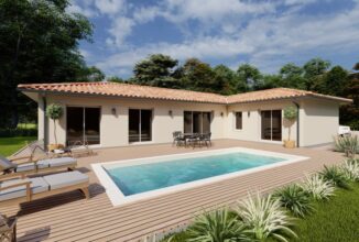 votre maison de 120m2 sur un terrain de 600m2 sur la commune de La Lande-de-Fronsac au prix de 339000&euro; avec Alpha Constructions